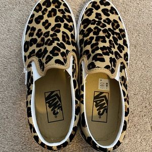 Cheetah print vans